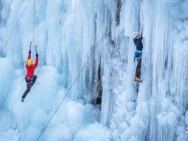 ice climbing